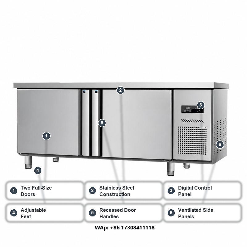 Commercial Kitchen Worktops - Armoire réfrigérée à plan de travail