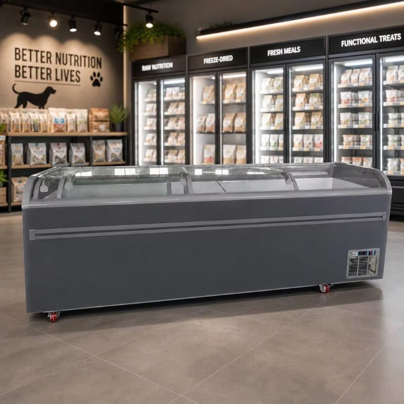 Commercial Chest Freezer - Congélateur coffre à dessus en verre