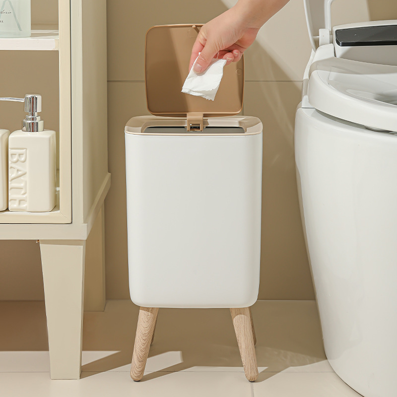 Poubelle en bois blanche de 10 - Commercial Kitchen Bin avis et prix